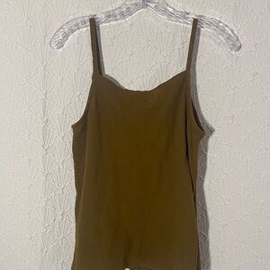 Madewell Brown Camisole Top 100% Cotton. Layering Whimsical Hippie Chic